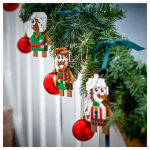 Lego Gingerbread Ornaments 40642